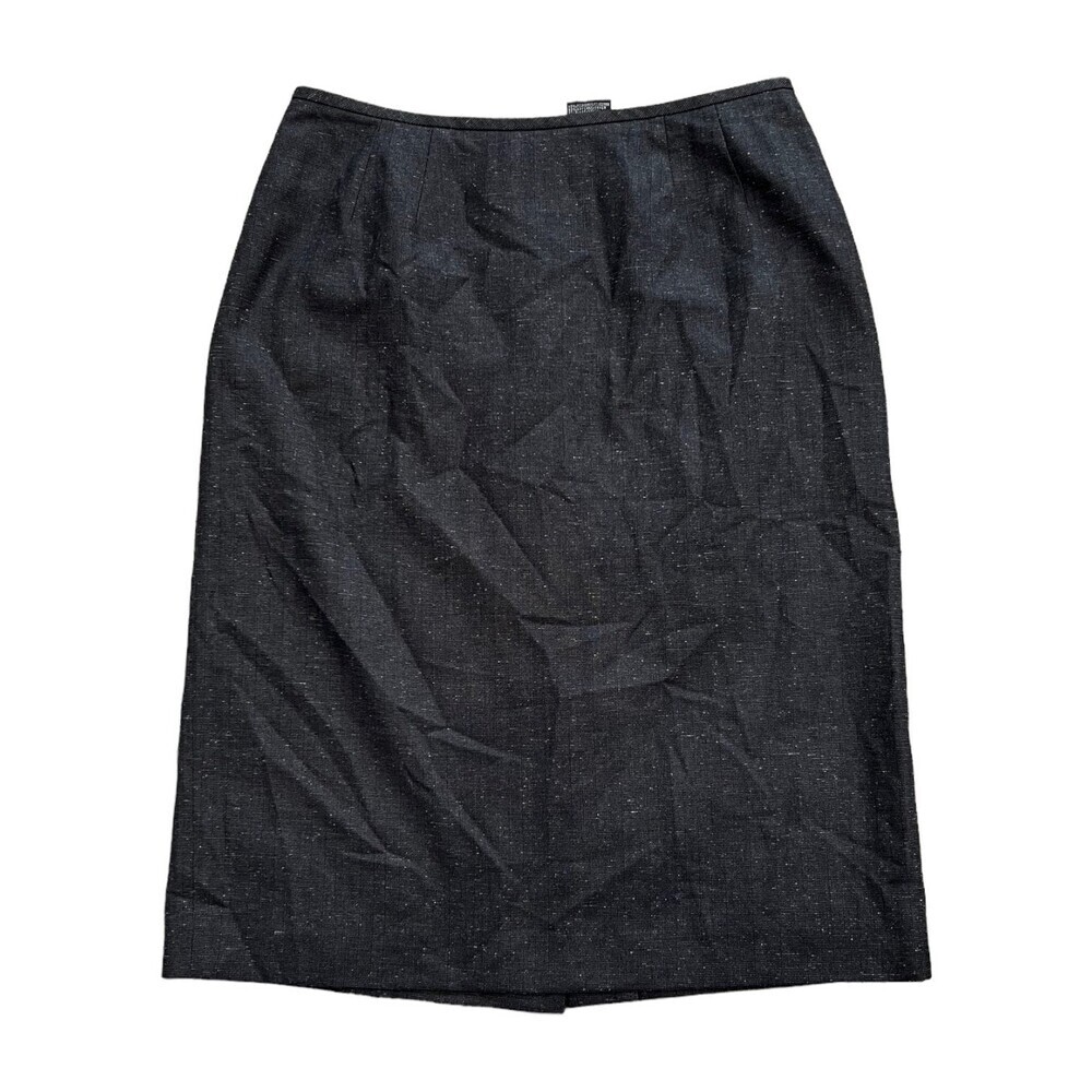 Kasper Black Speckled Pencil Skirt 6